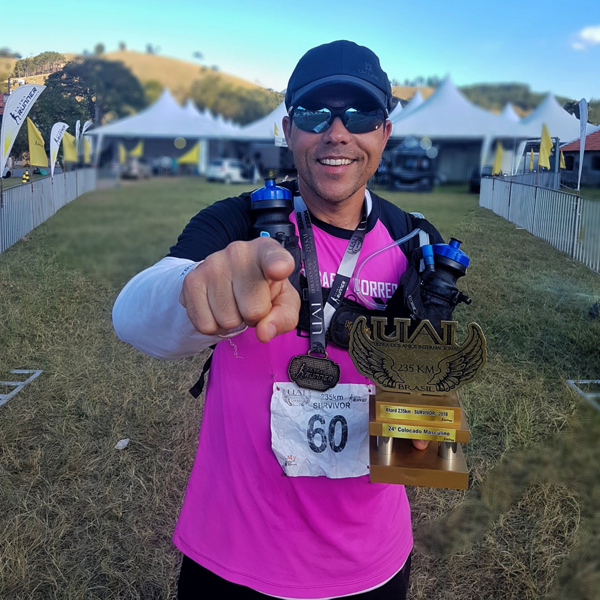 Edu no Ironman: natação, ciclismo e corrida